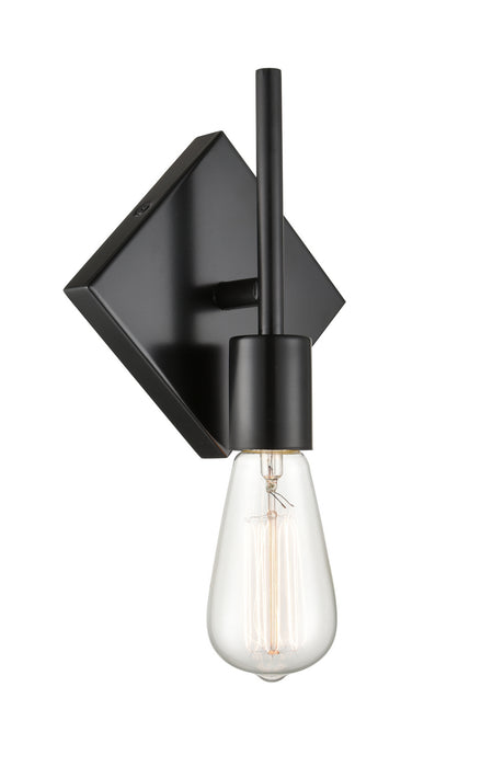 Innovations 425-1W-BK-LED LED Wall Sconce, Matte Black