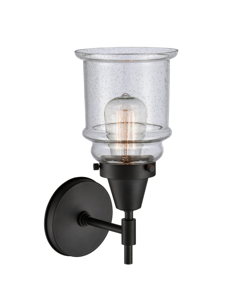 Innovations 447-1W-BK-G184-LED LED Wall Sconce, Matte Black