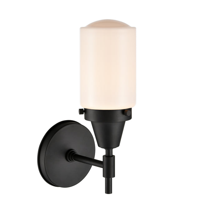 Innovations 447-1W-BK-G311 One Light Wall Sconce, Matte Black