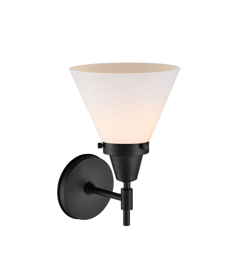 Innovations 447-1W-BK-G41 One Light Wall Sconce, Matte Black