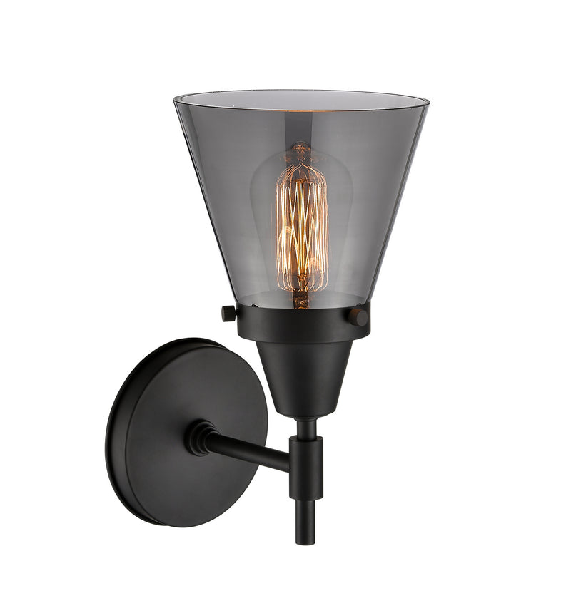 Innovations 447-1W-BK-G63-LED LED Wall Sconce, Matte Black