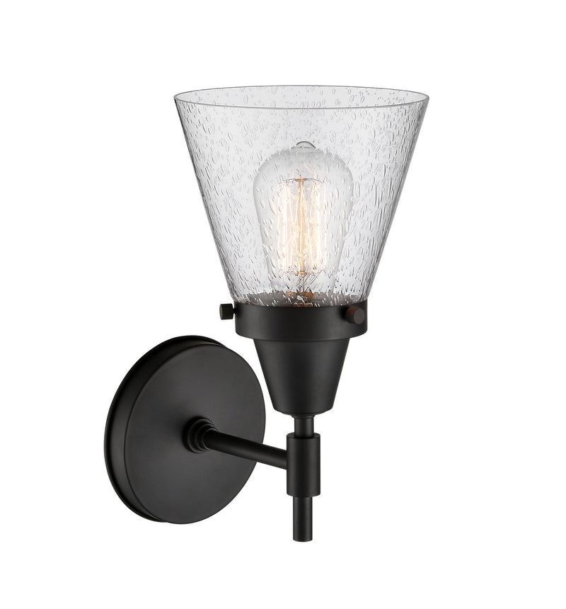 Innovations 447-1W-BK-G64-LED LED Wall Sconce, Matte Black