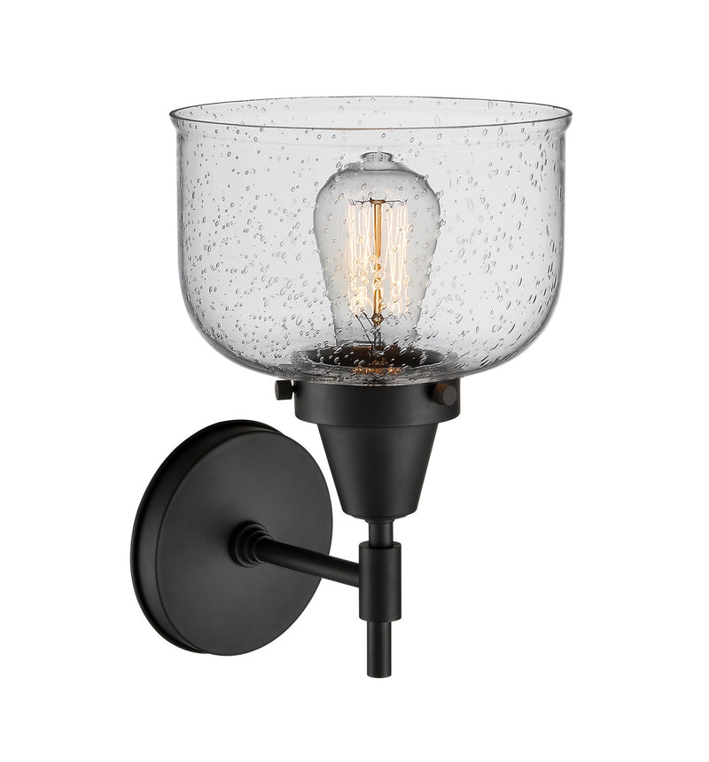 Innovations 447-1W-BK-G74-LED LED Wall Sconce, Matte Black