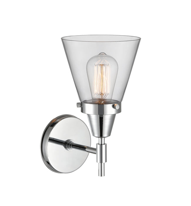 Innovations 447-1W-PC-G62 One Light Wall Sconce, Polished Chrome