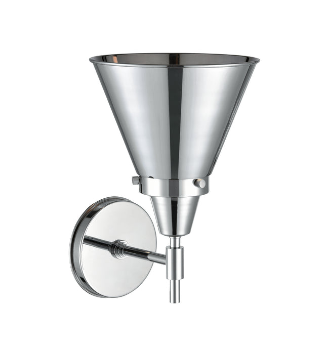 Innovations 447-1W-PC-M13-PC One Light Wall Sconce, Polished Chrome