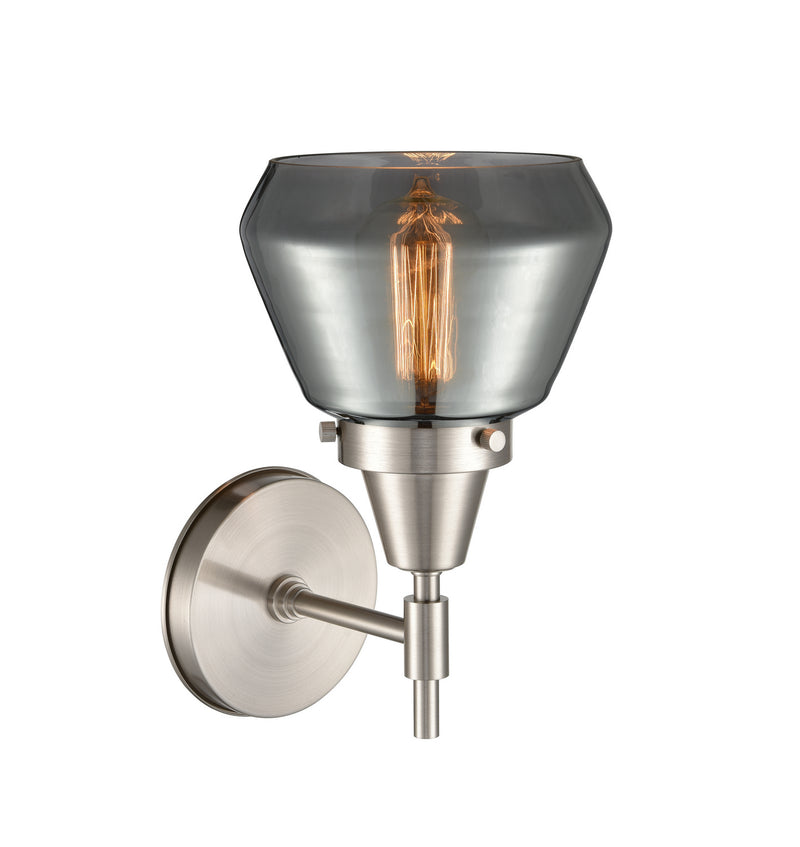 Innovations 447-1W-SN-G173 One Light Wall Sconce, Satin Nickel