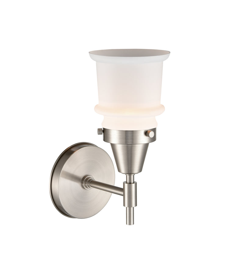 Innovations 447-1W-SN-G181S-LED LED Wall Sconce, Satin Nickel