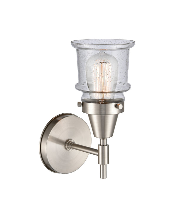 Innovations 447-1W-SN-G184S One Light Wall Sconce, Satin Nickel