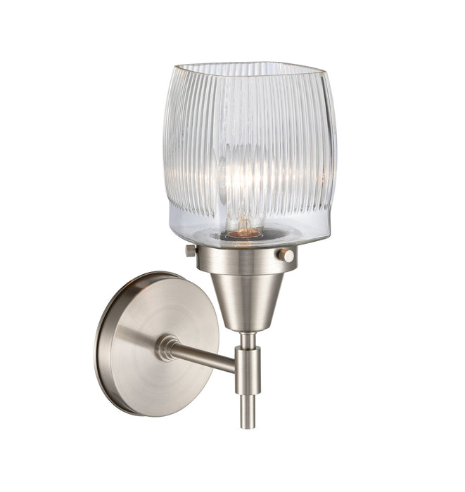 Innovations 447-1W-SN-G302 One Light Wall Sconce, Satin Nickel