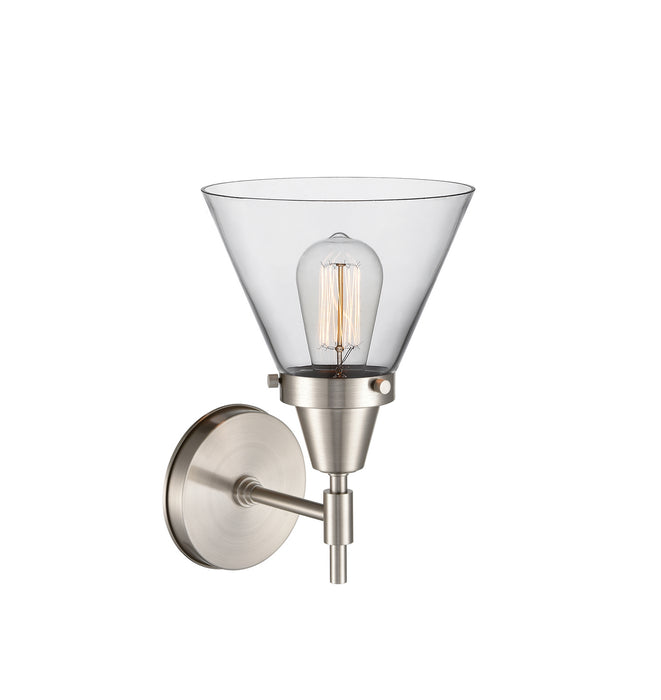 Innovations 447-1W-SN-G42 One Light Wall Sconce, Satin Nickel