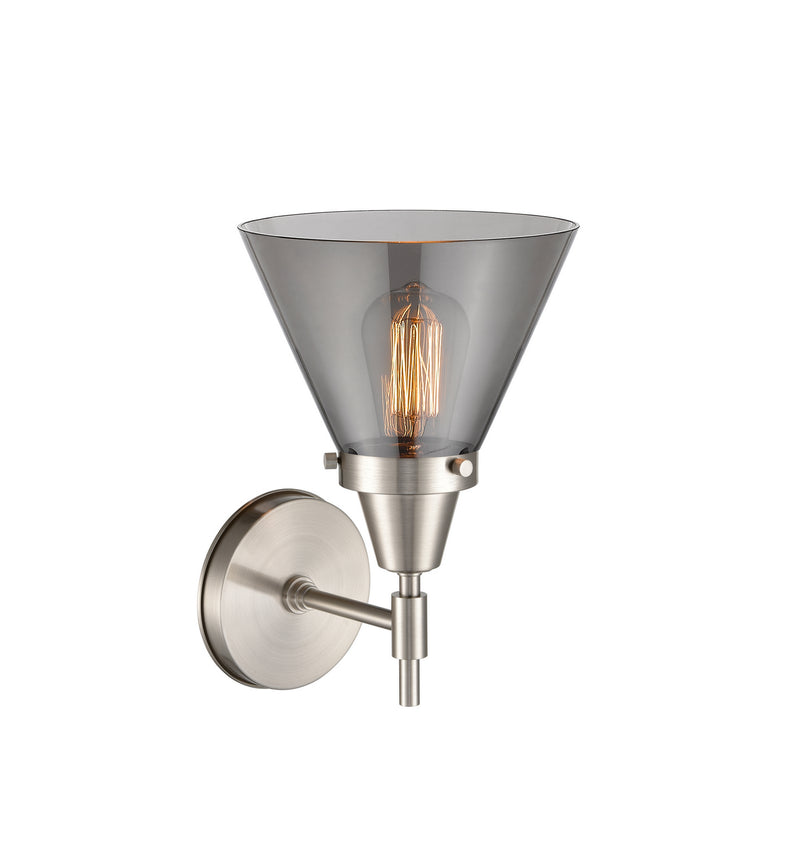 Innovations 447-1W-SN-G43-LED LED Wall Sconce, Satin Nickel