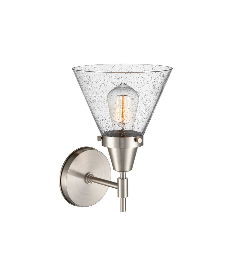 Innovations 447-1W-SN-G44-LED LED Wall Sconce, Satin Nickel