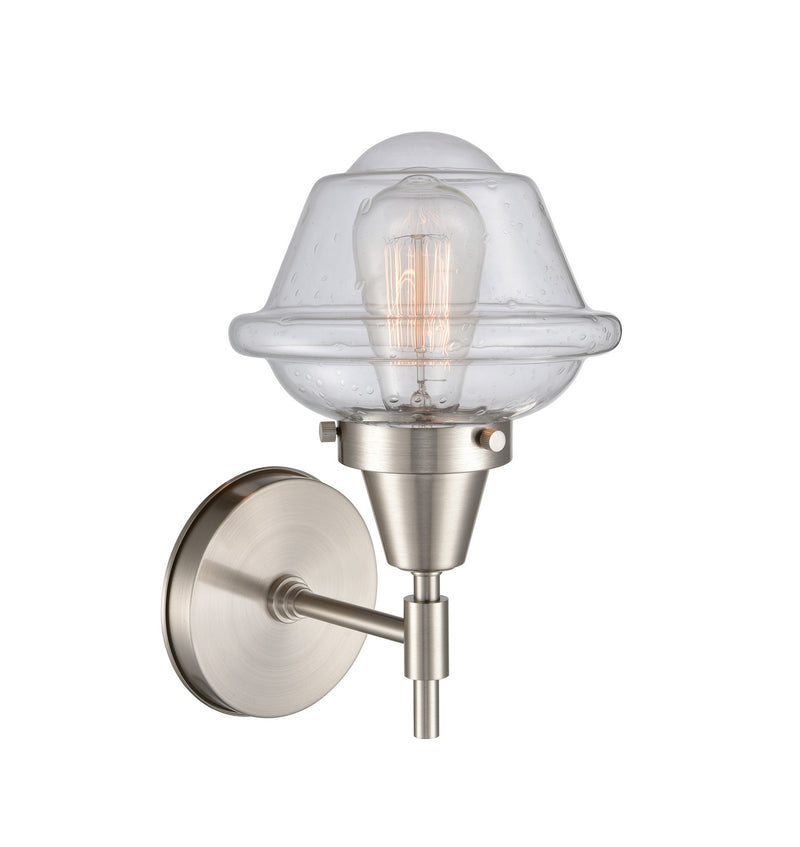 Innovations 447-1W-SN-G534 One Light Wall Sconce, Satin Nickel