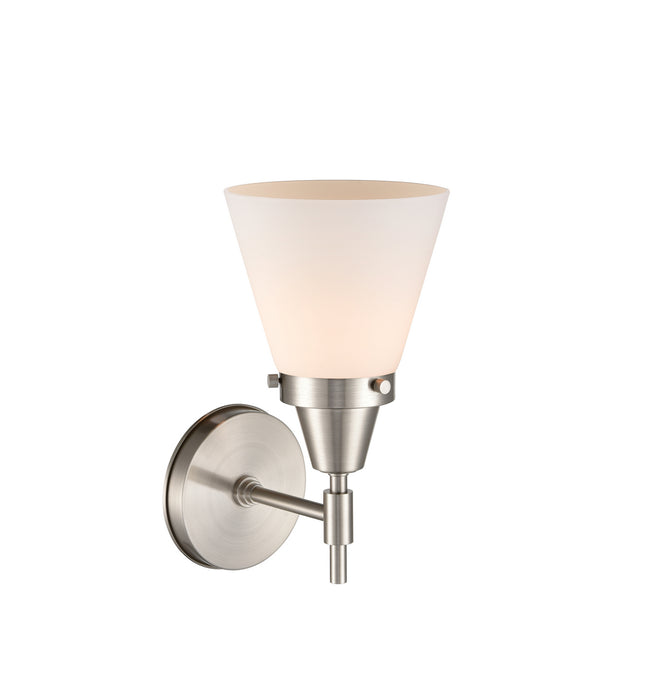 Innovations 447-1W-SN-G61 One Light Wall Sconce, Satin Nickel