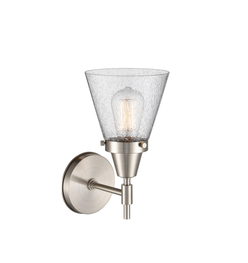 Innovations 447-1W-SN-G64 One Light Wall Sconce, Satin Nickel
