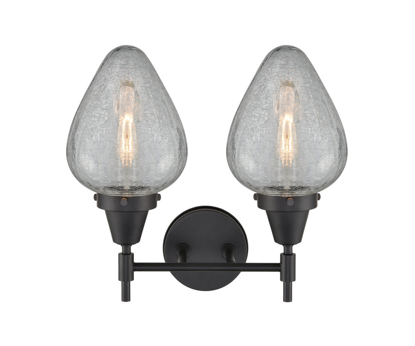 Innovations 447-2W-BK-G165-LED LED Bath Vanity, Matte Black