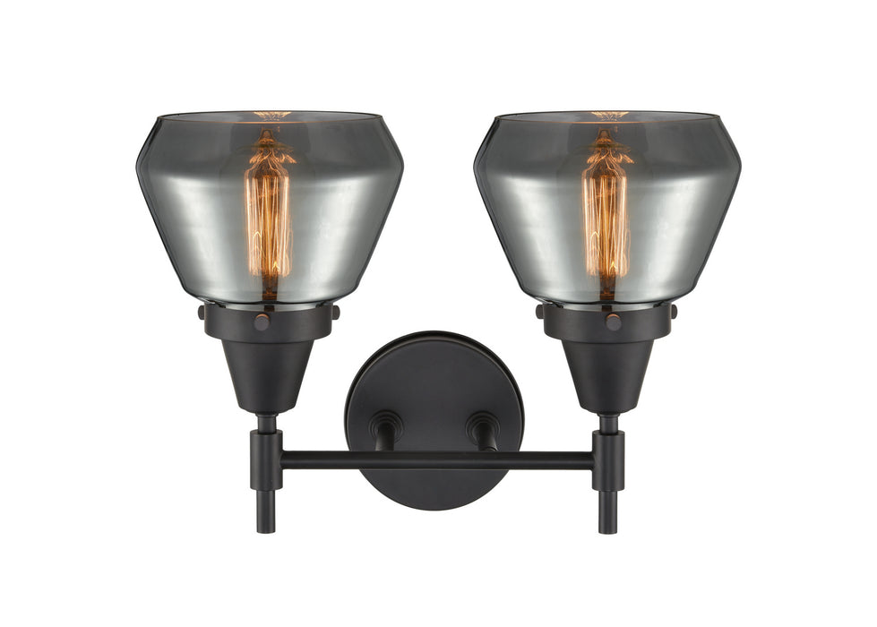Innovations 447-2W-BK-G173-LED LED Bath Vanity, Matte Black
