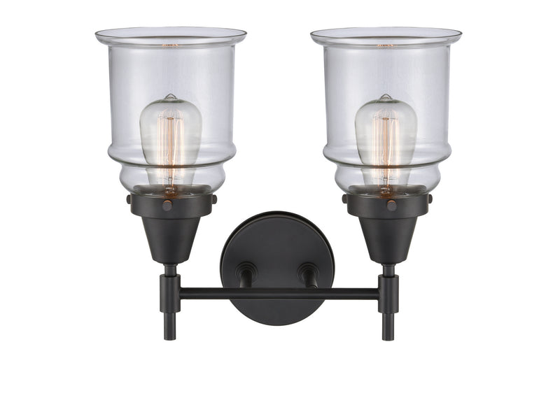 Innovations 447-2W-BK-G182-LED LED Bath Vanity, Matte Black