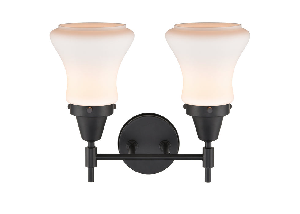 Innovations 447-2W-BK-G191-LED LED Bath Vanity, Matte Black