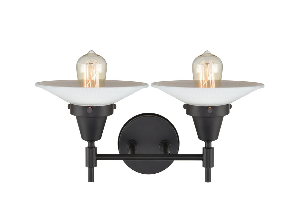 Innovations 447-2W-BK-G1-LED LED Bath Vanity, Matte Black
