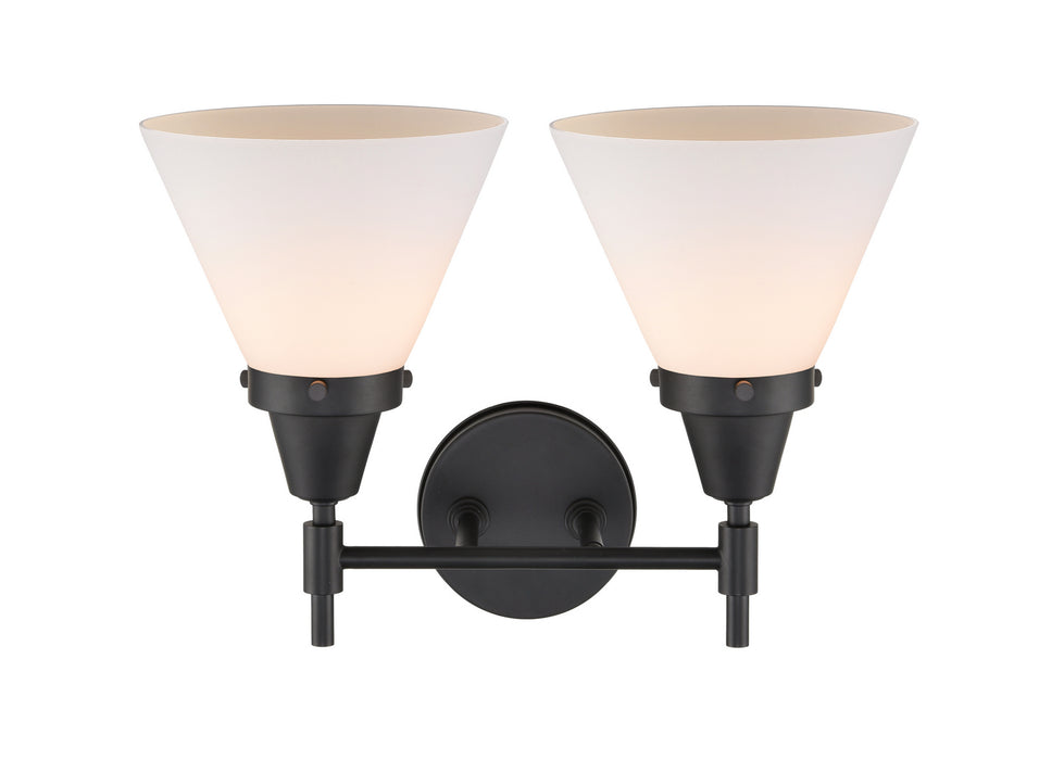Innovations 447-2W-BK-G41-LED LED Bath Vanity, Matte Black