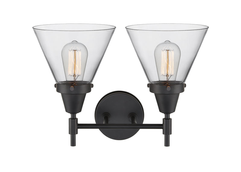 Innovations 447-2W-BK-G42-LED LED Bath Vanity, Matte Black
