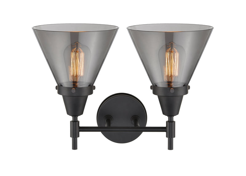 Innovations 447-2W-BK-G43-LED LED Bath Vanity, Matte Black