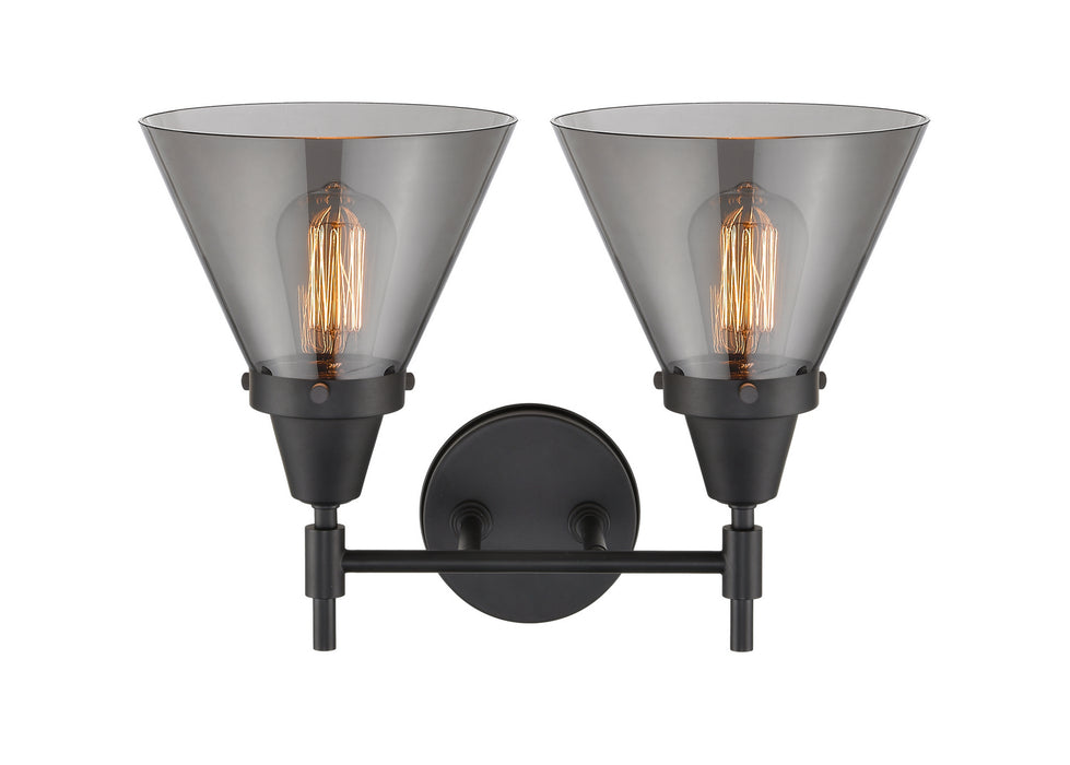 Innovations 447-2W-BK-G43-LED LED Bath Vanity, Matte Black