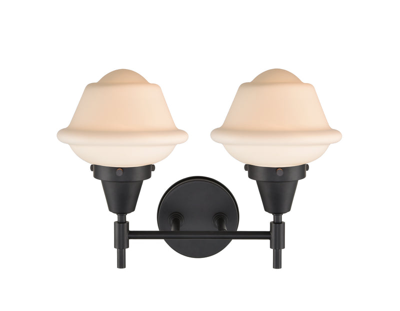 Innovations 447-2W-BK-G531-LED LED Bath Vanity, Matte Black