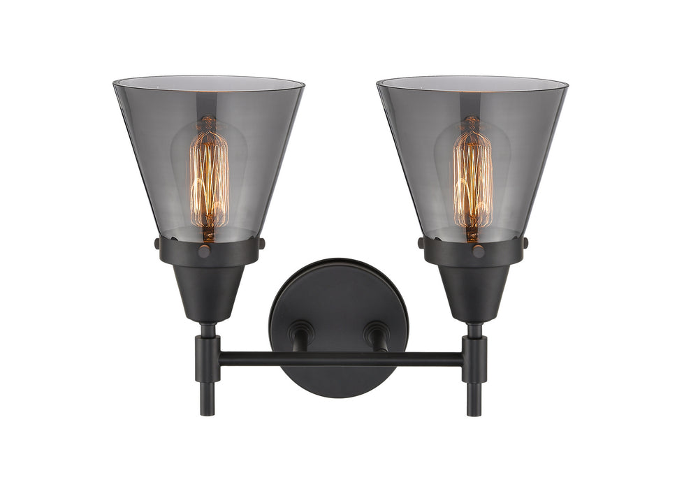 Innovations 447-2W-BK-G63-LED LED Bath Vanity, Matte Black