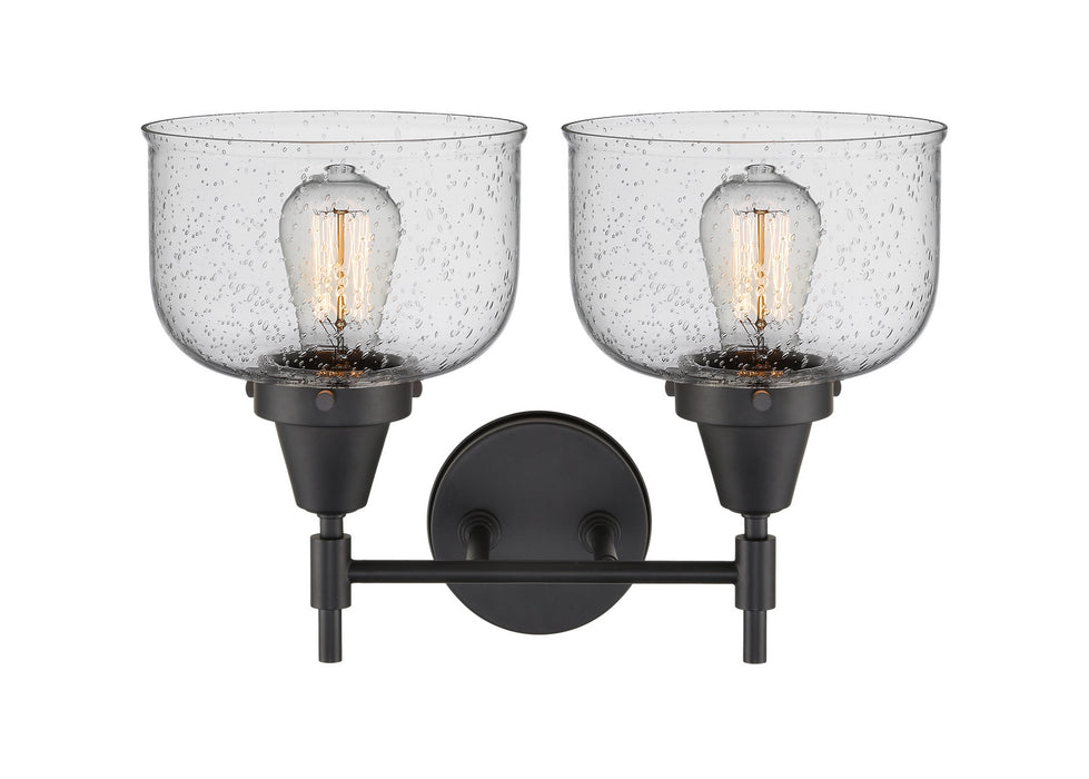 Innovations 447-2W-BK-G74-LED LED Bath Vanity, Matte Black