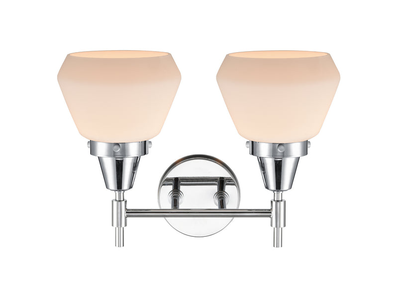 Innovations 447-2W-PC-G171 Two Light Bath Vanity, Polished Chrome