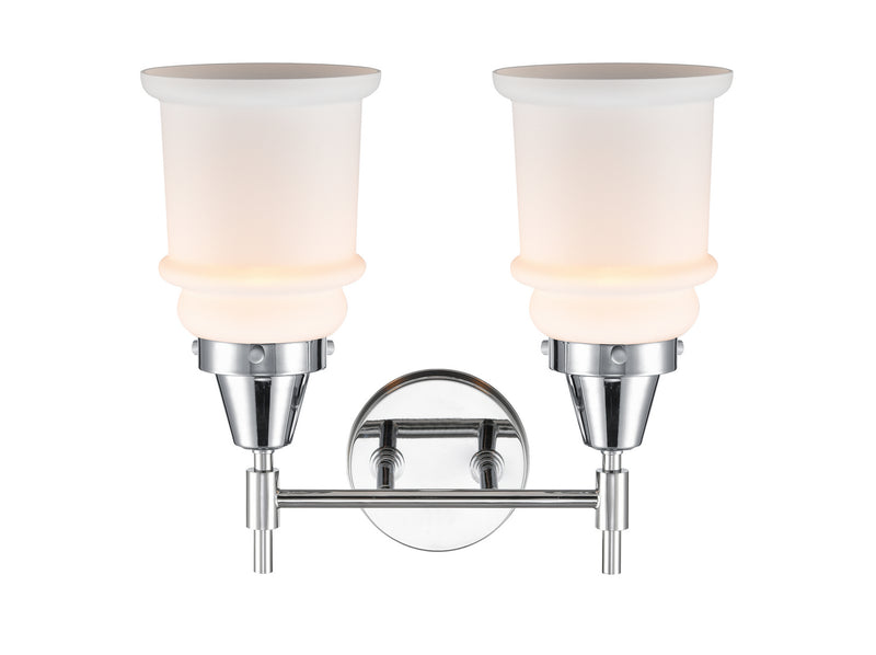 Innovations 447-2W-PC-G181 Two Light Bath Vanity, Polished Chrome
