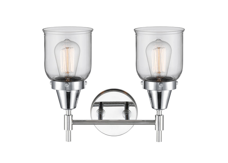 Innovations 447-2W-PC-G52 Two Light Bath Vanity, Polished Chrome