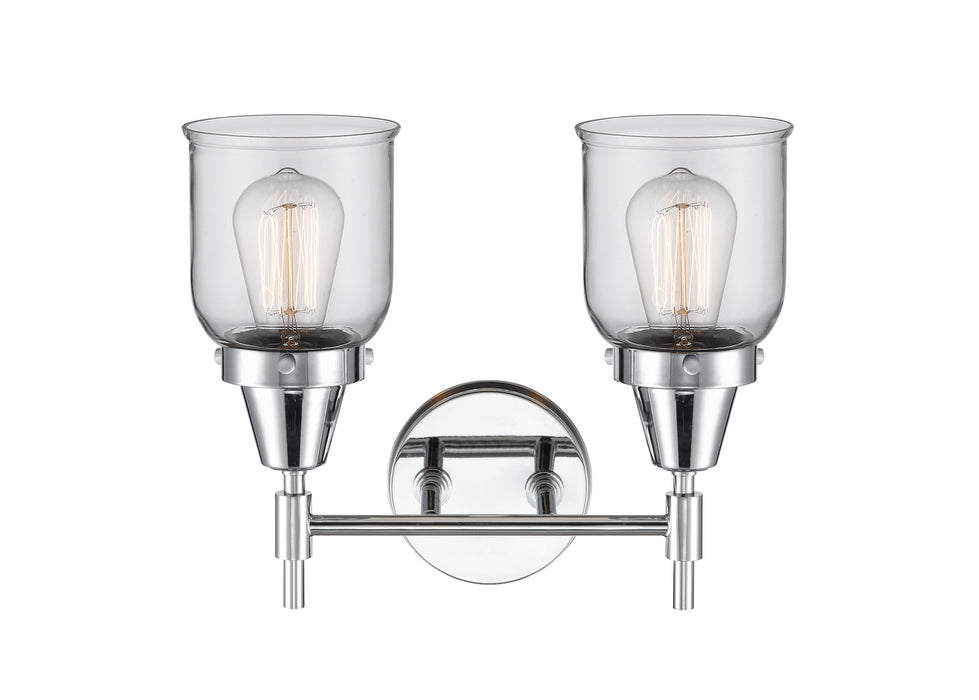 Innovations 447-2W-PC-G52 Two Light Bath Vanity, Polished Chrome