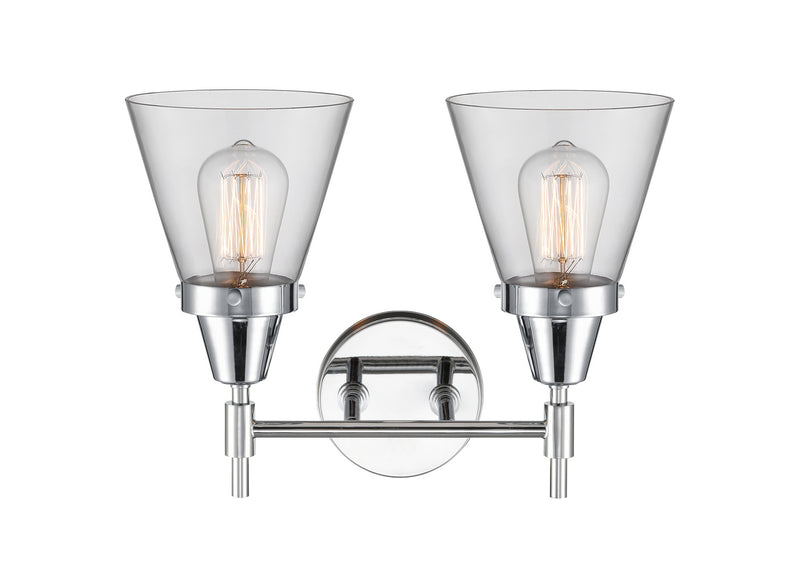 Innovations 447-2W-PC-G62-LED LED Bath Vanity, Polished Chrome