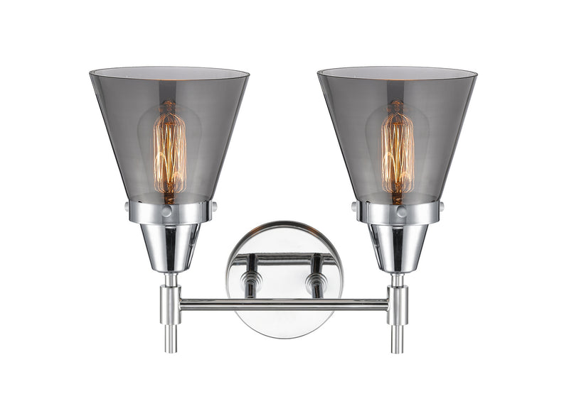 Innovations 447-2W-PC-G63-LED LED Bath Vanity, Polished Chrome