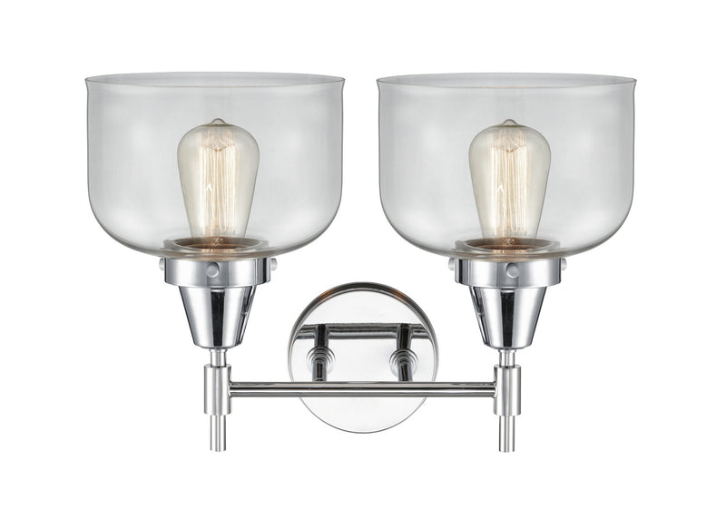 Innovations 447-2W-PC-G72 Two Light Bath Vanity, Polished Chrome