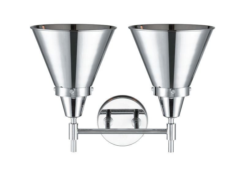 Innovations 447-2W-PC-M13-PC Two Light Bath Vanity, Polished Chrome