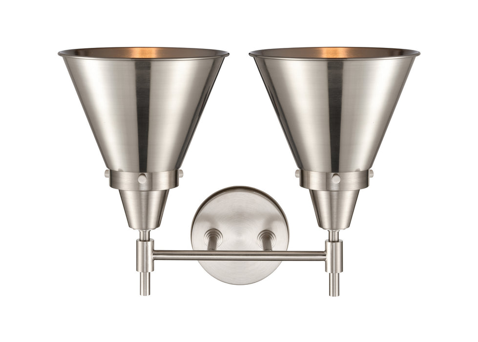 Innovations 447-2W-SN-M13-SN-LED LED Bath Vanity, Satin Nickel