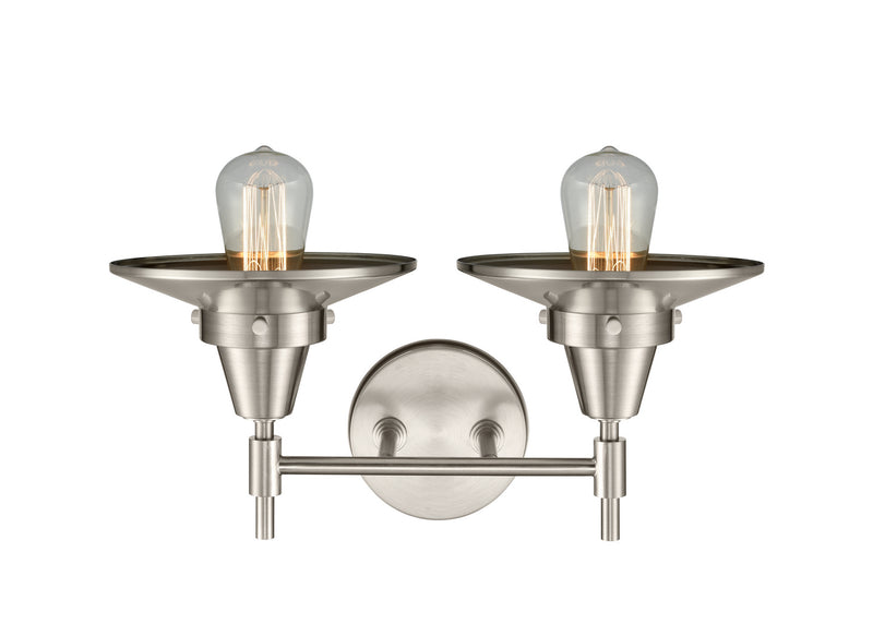 Innovations 447-2W-SN-M2-SN-LED LED Bath Vanity, Satin Nickel