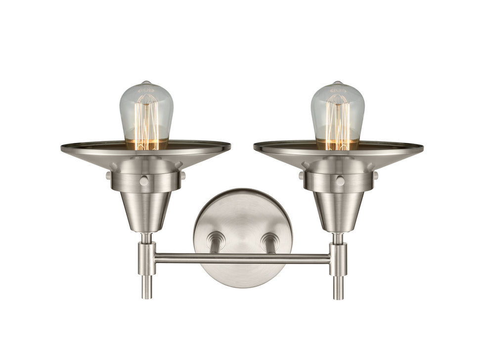 Innovations 447-2W-SN-M2-SN-LED LED Bath Vanity, Satin Nickel