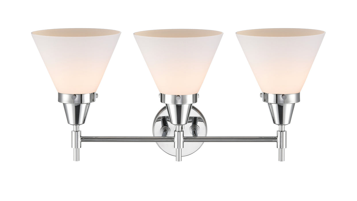 Innovations 447-3W-PC-G41 Three Light Bath Vanity, Polished Chrome