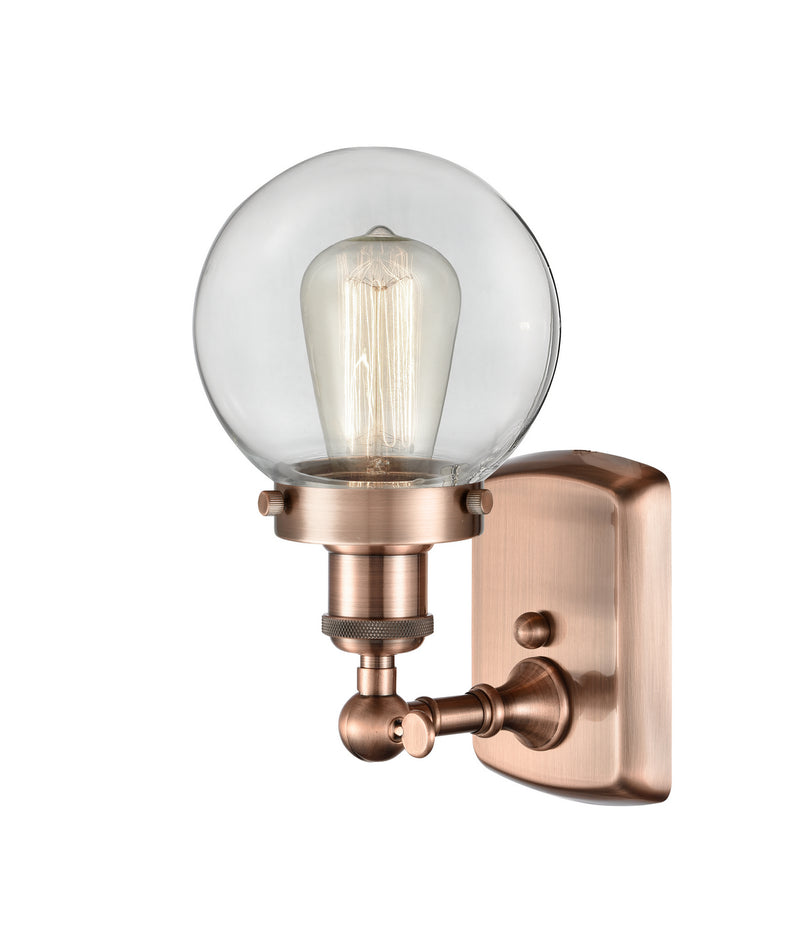 Innovations 916-1W-AC-G202-6-LED LED Wall Sconce, Antique Copper