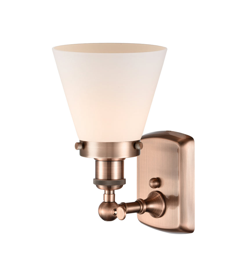 Innovations 916-1W-AC-G61 One Light Wall Sconce, Antique Copper