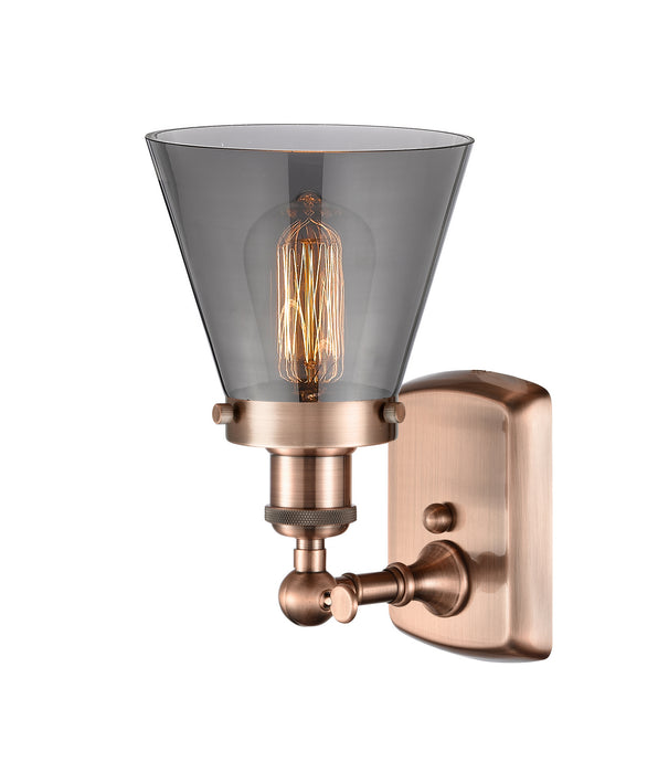 Innovations 916-1W-AC-G63 One Light Wall Sconce, Antique Copper