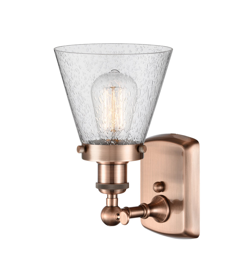 Innovations 916-1W-AC-G64 One Light Wall Sconce, Antique Copper