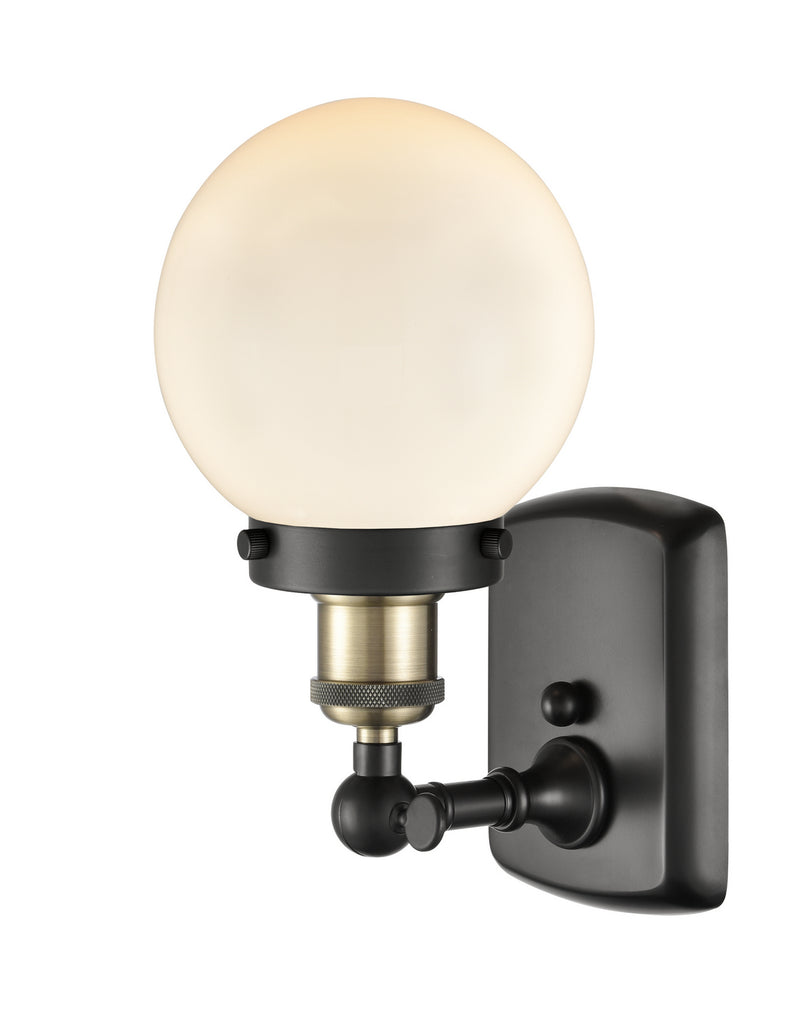Innovations 916-1W-BAB-G201-6-LED LED Wall Sconce, Black Antique Brass