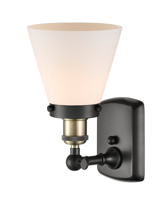 Innovations 916-1W-BAB-G61 One Light Wall Sconce, Black Antique Brass