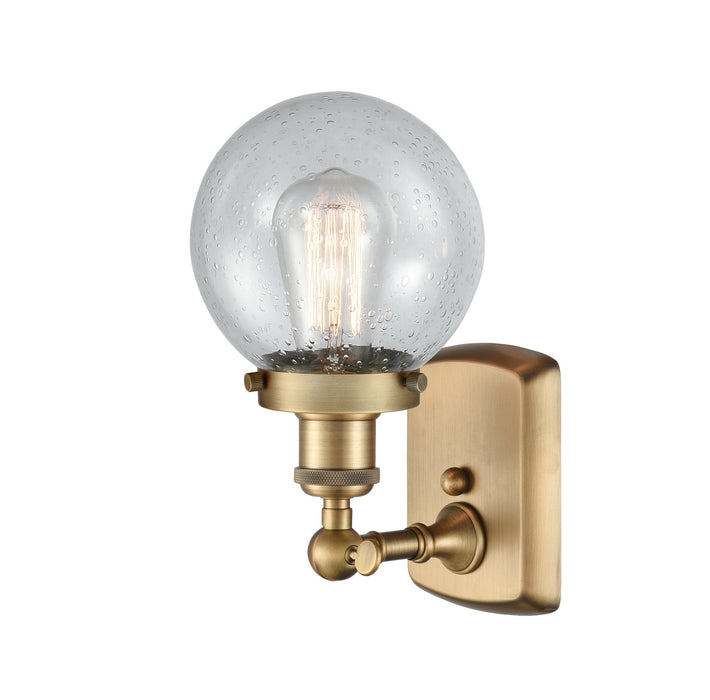 Innovations 916-1W-BB-G204-6 One Light Wall Sconce, Brushed Brass